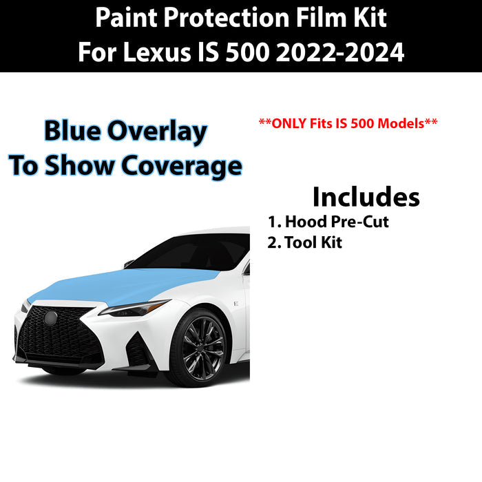 Precut Premium Paint Protection Film Clear Bra PPF Decal Film Kit Cover Fits Lexus IS500 2022 - 2024 - Bogar Tech Designs