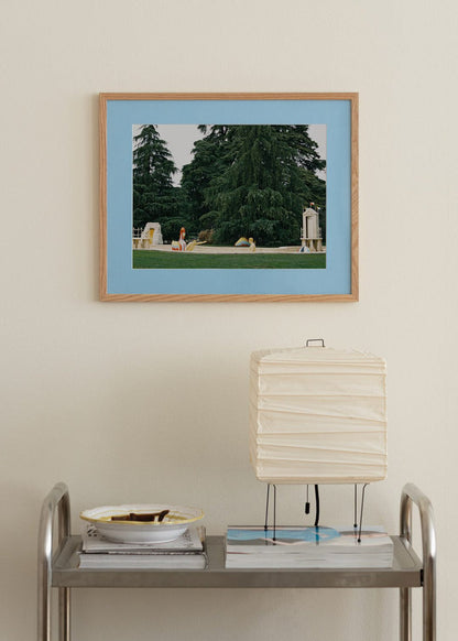 Light Blue Passepartout - The Poster Club