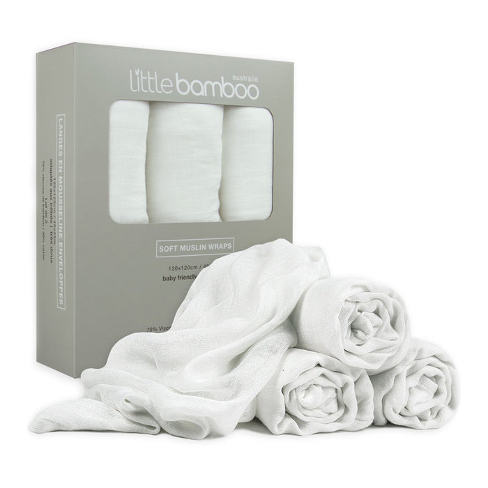 Little Bamboo Muslin Swaddles