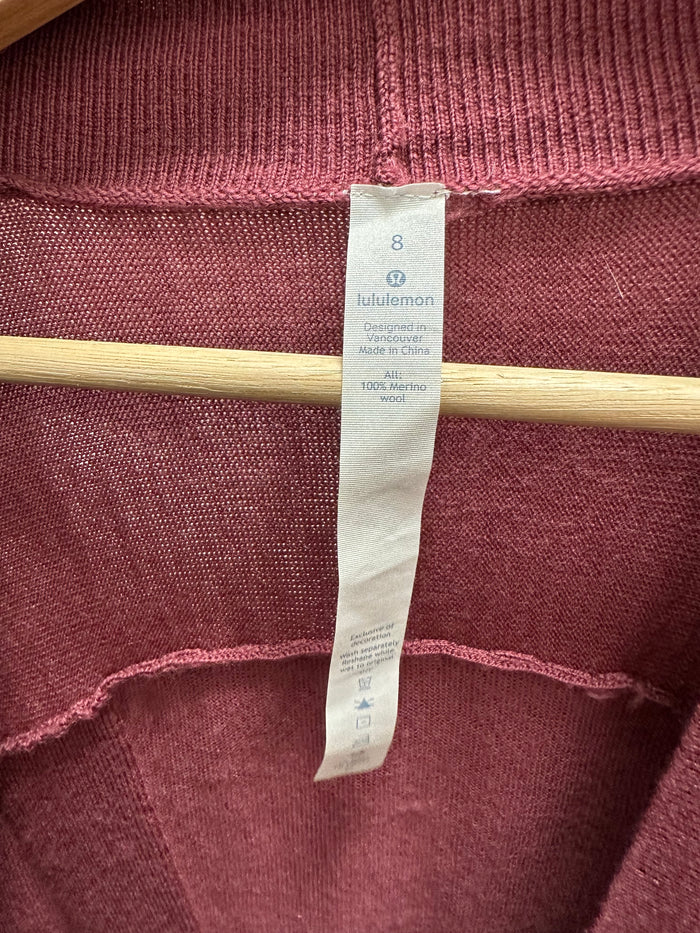 Lululemon Blissful Zen Sweater (8) (6) oo*