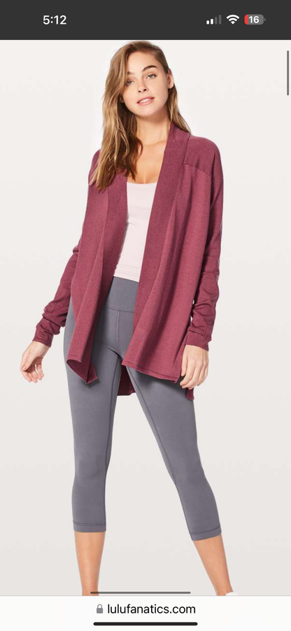 Lululemon Blissful Zen Sweater (8) (6) oo*
