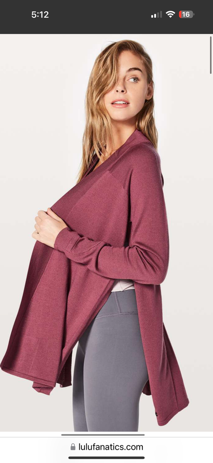 Lululemon Blissful Zen Sweater (8) (6) oo*