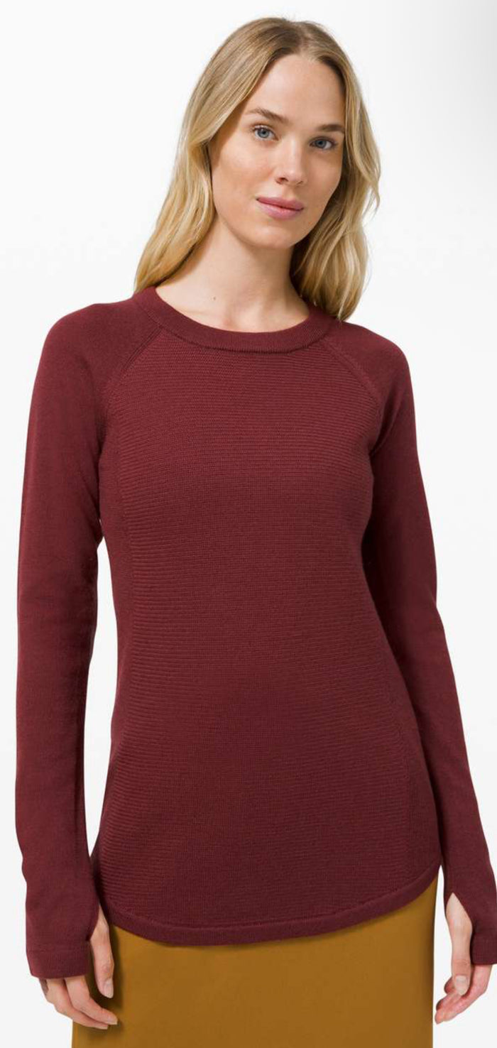 Lululemon Sit in Lotus Sweater (6) oo*