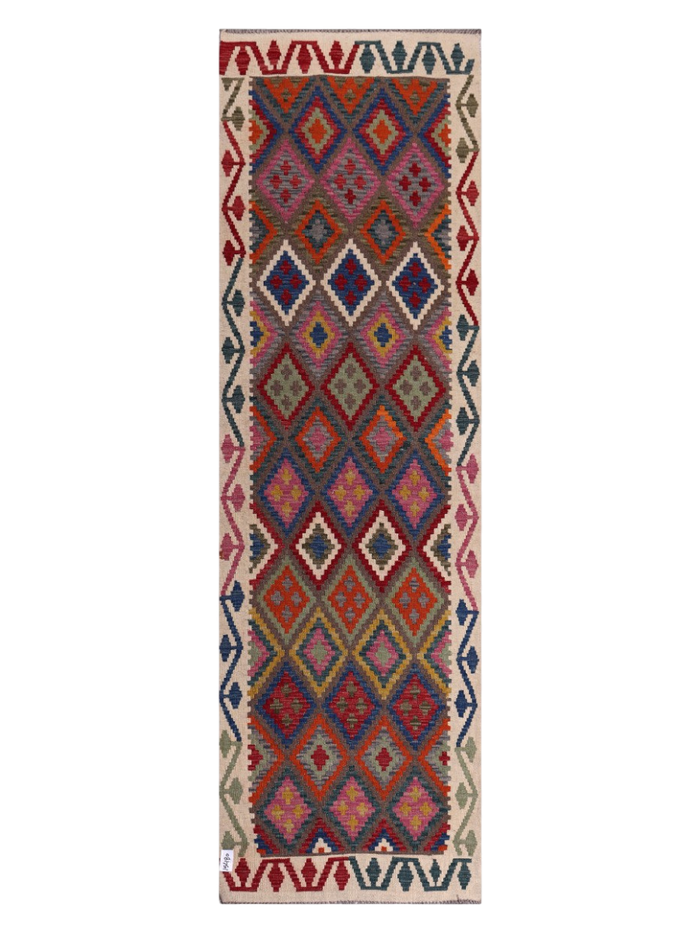 Maimana Kilim Runner - 285 × 87 cm (9'4" x 2'10")