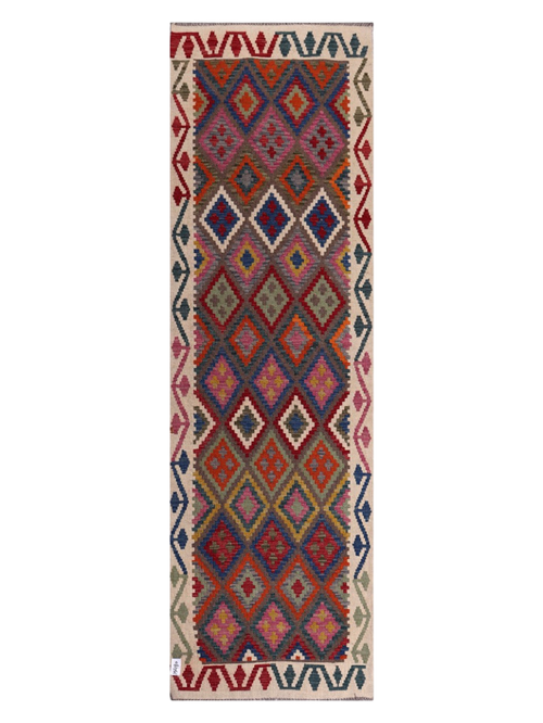 Maimana Kilim Runner - 285 × 87 cm (9'4" x 2'10")