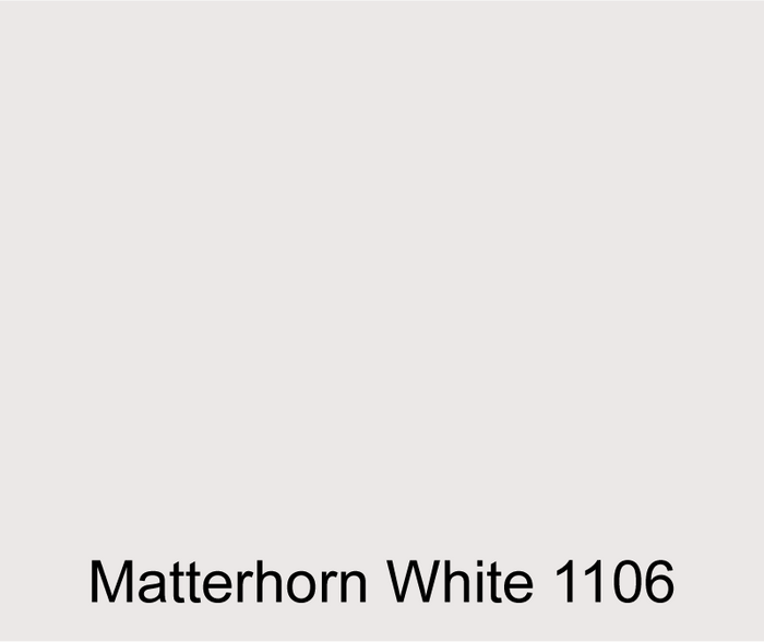 Matterhorn White custom colored swatch for ISO NPG superior grade polyester gel coat resin.