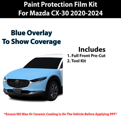 Fits Mazda CX - 30 2020+ Precut Premium Paint Protection Film Clear Bra PPF Decal Film Kit - Bogar Tech Designs