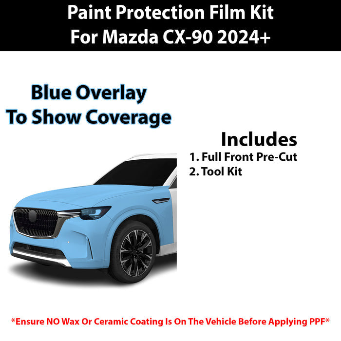 Fits Mazda CX - 90 2024+ Precut Premium Paint Protection Film Clear Bra PPF Decal Film Kit - Bogar Tech Designs