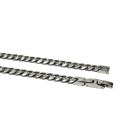 Men’s 7mm Hypoallergenic Stainless Steel Curb Chain Necklace