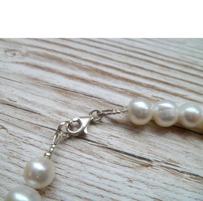 Mens Ivory Shell Base Pearl Necklace