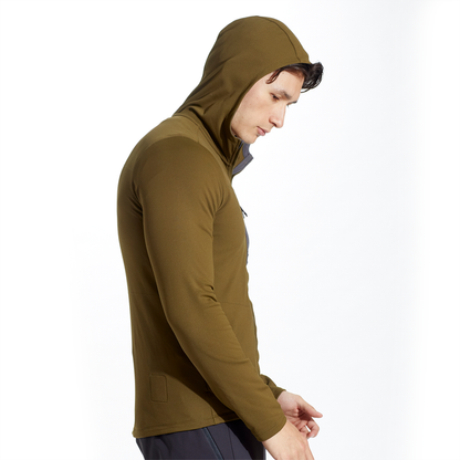 color:DARK OLIVE/PHANTOM||view:SKU Image Detail||gender:Men||seo:Men's Summit Hooded Thermal Jersey