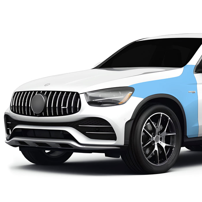 Fits Mercedes Benz GLC43 2020 - 2023 Precut Premium Paint Protection Film Clear Bra PPF Decal Film Kit Cover - Bogar Tech Designs