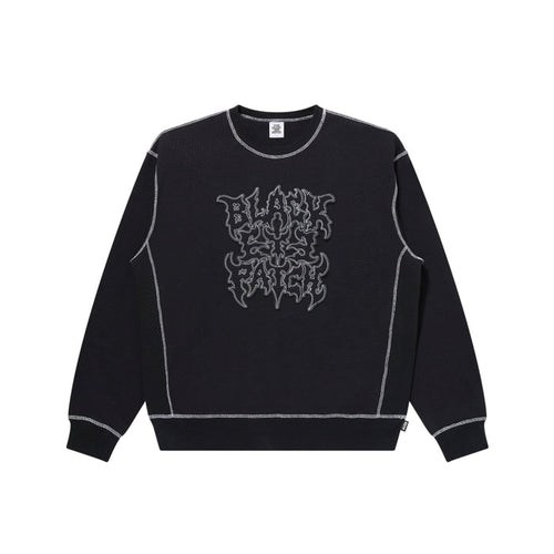 METAL LOGO STITCHED CREW SWEAT