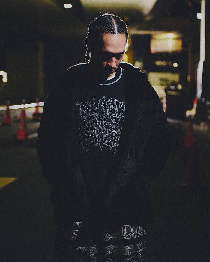 METAL LOGO STITCHED CREW SWEAT