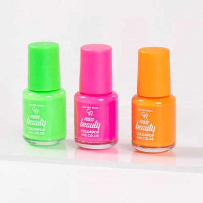 MISS BEAUTY [Pack of 3] NAIL COLORS