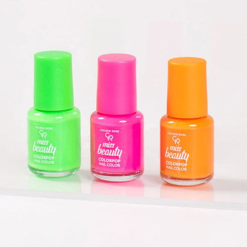 MISS BEAUTY [Pack of 3] NAIL COLORS