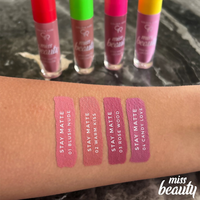 MISS BEAUTY STAY MATTE LIPCOLOR