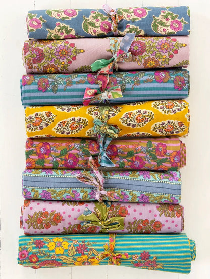Mix & Match Sooo Soft Cotton Pillowcase, Single - Chartreuse Bouquet Blooms-view 4