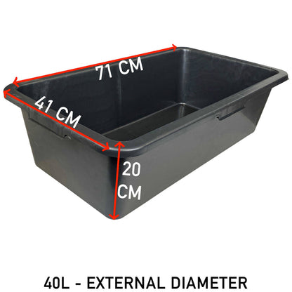Mixing Tub 40L Outdoor Watering Kit DIY Workshop Accessory