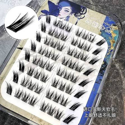 MJSP New Chinese Style Glue Free False Eyelashes