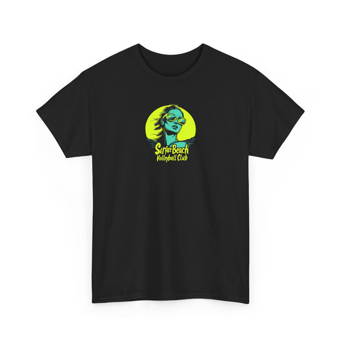 Model Logo Surface Beach Volleyball Club Unisex Heavy Cotton Tee