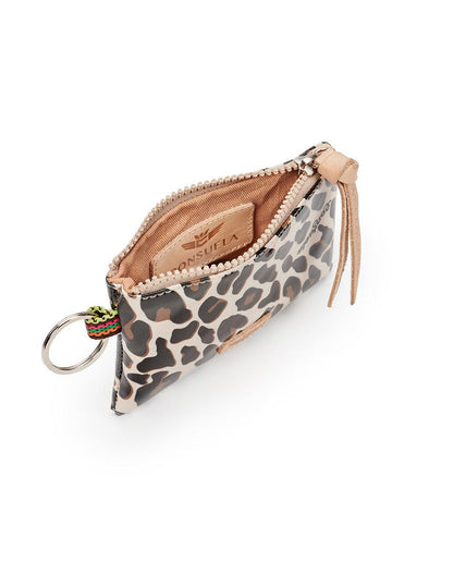Mona  Leopard Teeny Pouch