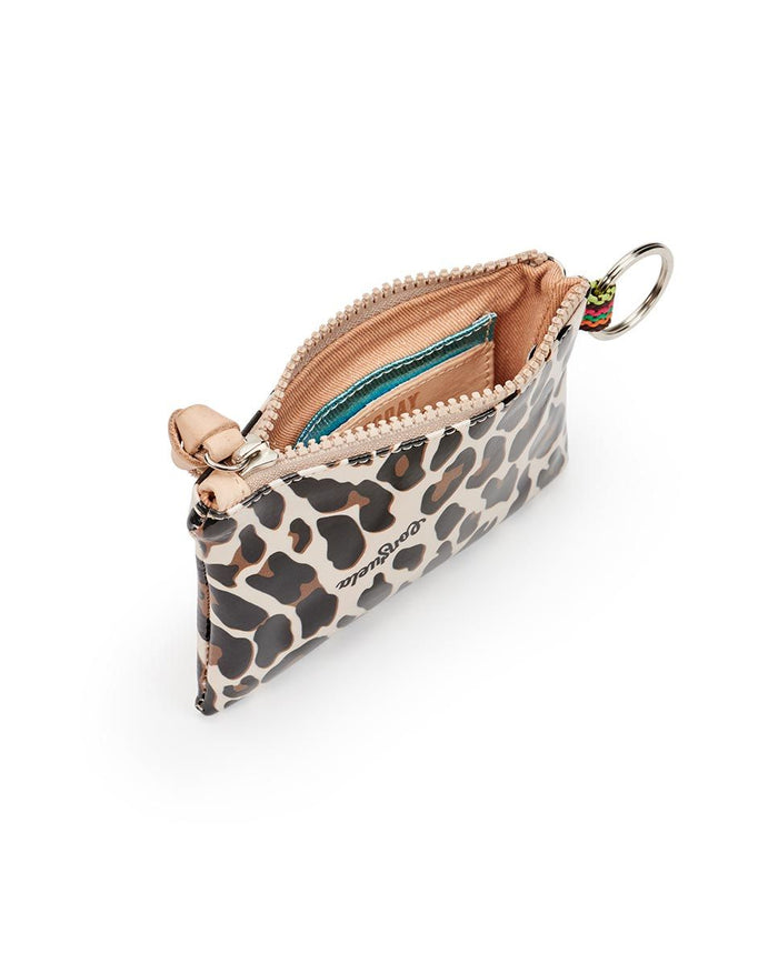Mona  Leopard Teeny Pouch