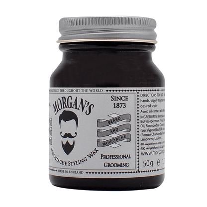 Morgan's Pomade Moustache Styling Wax Twist & Twiddle 50g - Beauty Tribe