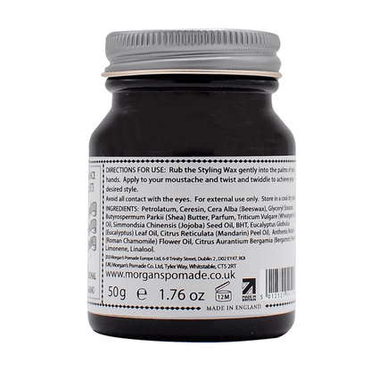 Morgan's Pomade Moustache Styling Wax Twist & Twiddle 50g - Beauty Tribe