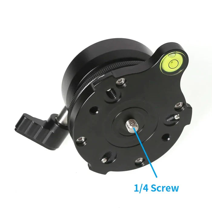 Move Shoot Move Leveling Base with Bubble Level (Level_Base#wrench)