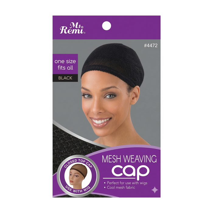 Ms. Remi Mesh Weaving Cap [Black] #4472
