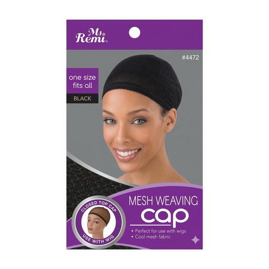 Ms. Remi Mesh Weaving Cap [Black] #4472