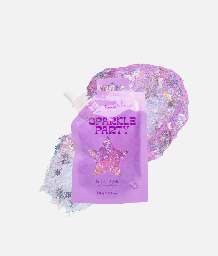 Hair & Body Glitter Gel, Single Packs, Long-Lasting Non-Sticky - SPARKLE GEL