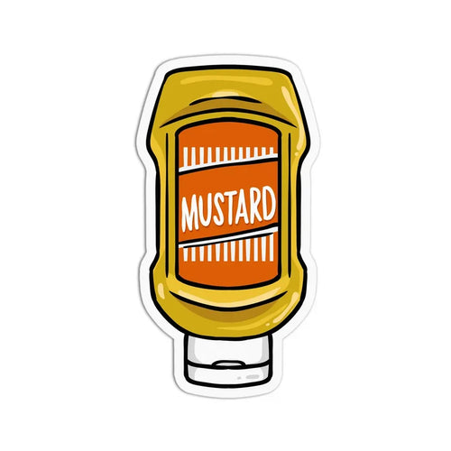 Mustard Sticker Textured Sticker
