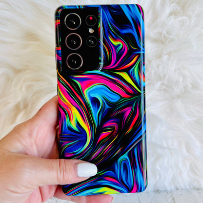 Neon Taffy Cell Phone Case For Samsung Galaxy