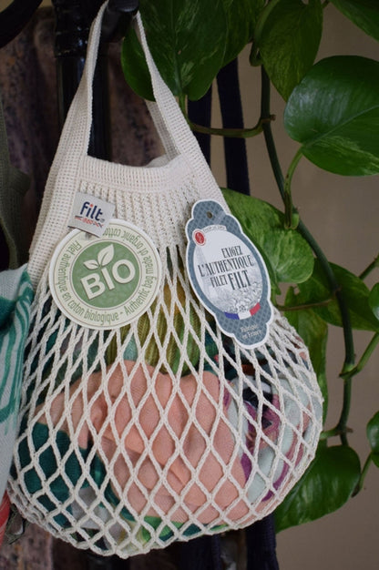 Net Shopping Bag Small Naturel