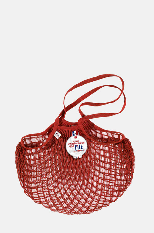 Filt 1860 Net Shopping Bag Large Handle Rouge.