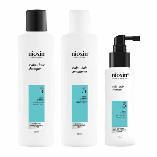 Nioxin Kit 3 - For Coloured Hair with Light Thinning