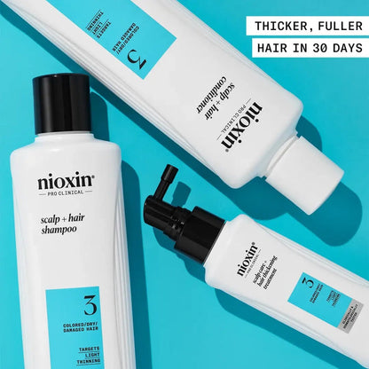 Nioxin Kit 3 - For Coloured Hair with Light Thinning