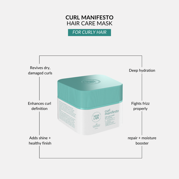 NishLady Curl Manifesto Hair Care Mask – 275ml