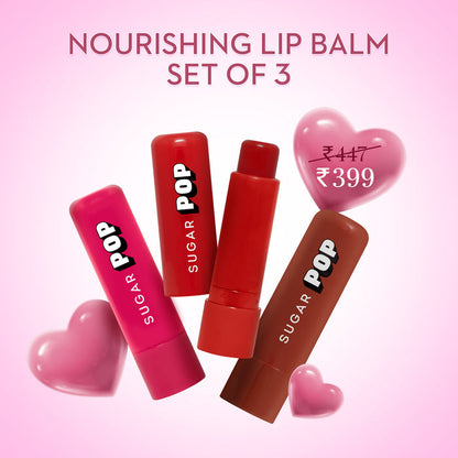 Nourishing Lip Balm Set of 3