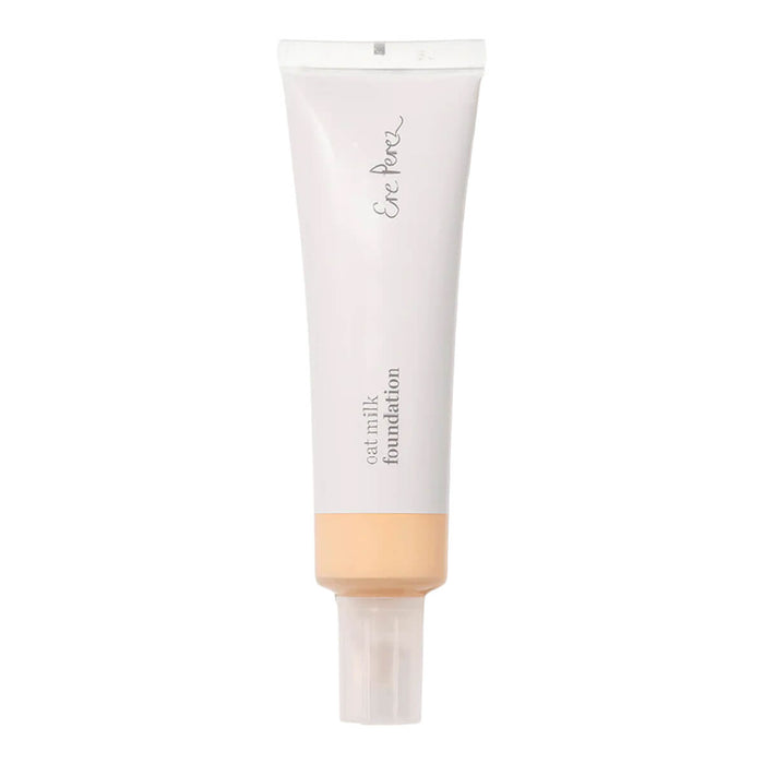 Tube of Ere Perez Oat Milk Foundation on a white background.