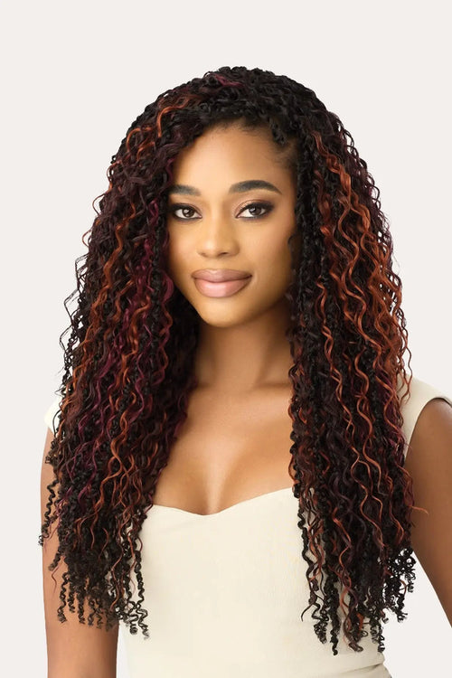 OUTRE X-PRESSION TWISTED UP CROCHET LOOP BRAID - HYPER 3X BORABORA FLOW TWIST 18" - BSW BEAUTY CANADA
