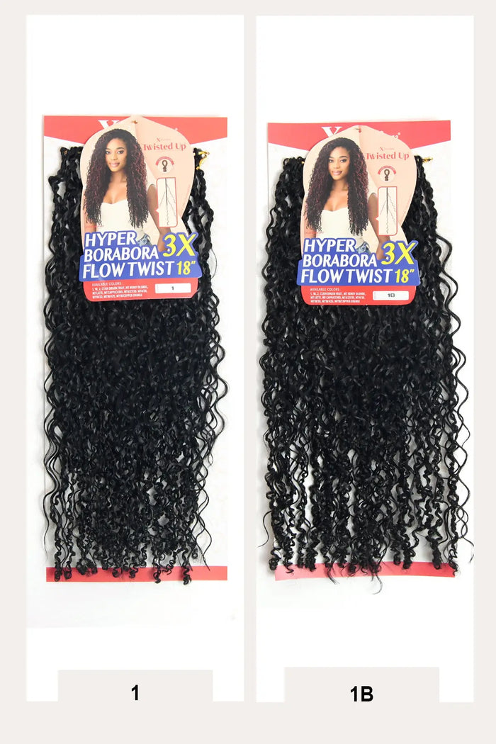 OUTRE X-PRESSION TWISTED UP CROCHET LOOP BRAID - HYPER 3X BORABORA FLOW TWIST 18" - BSW BEAUTY CANADA