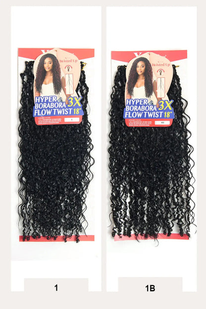 OUTRE X-PRESSION TWISTED UP CROCHET LOOP BRAID - HYPER 3X BORABORA FLOW TWIST 18" - BSW BEAUTY CANADA