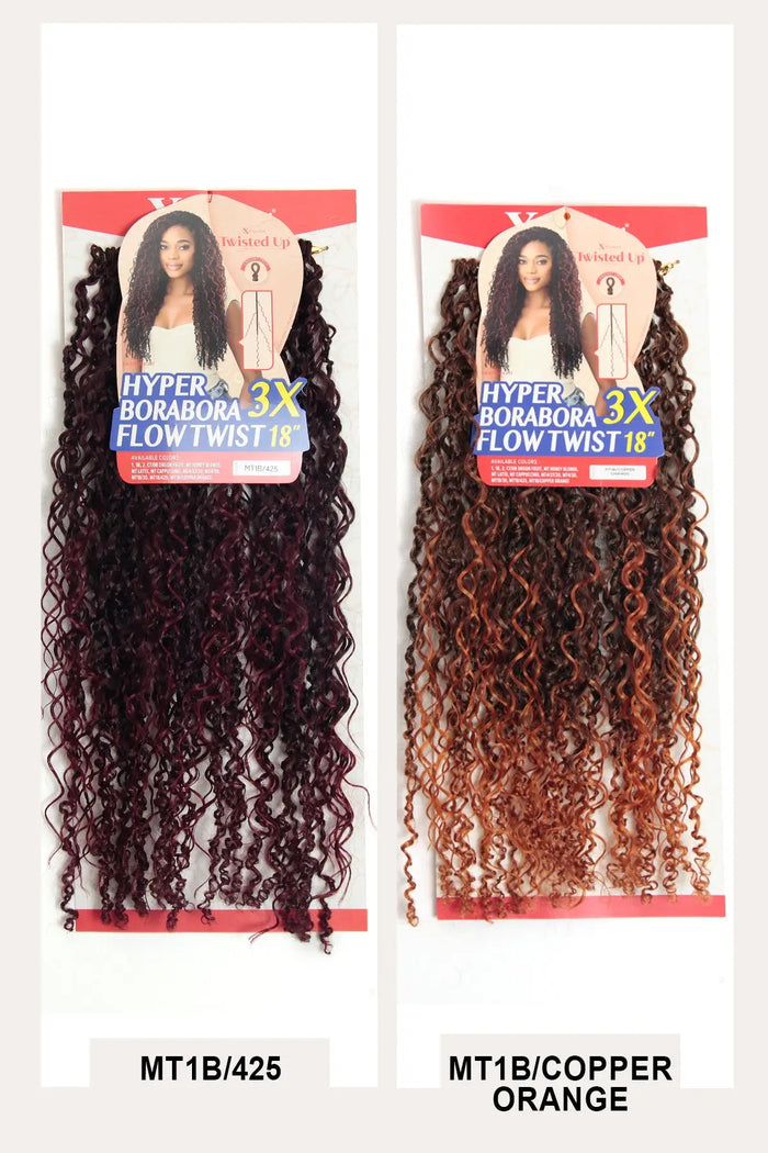 OUTRE X-PRESSION TWISTED UP CROCHET LOOP BRAID - HYPER 3X BORABORA FLOW TWIST 18" - BSW BEAUTY CANADA