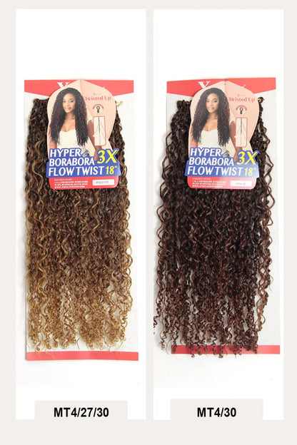 OUTRE X-PRESSION TWISTED UP CROCHET LOOP BRAID - HYPER 3X BORABORA FLOW TWIST 18" - BSW BEAUTY CANADA