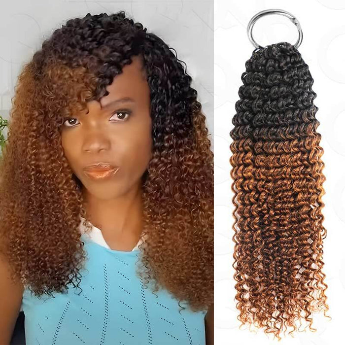 T1B/30-small kinky curly-18''-5 packs crochet hair