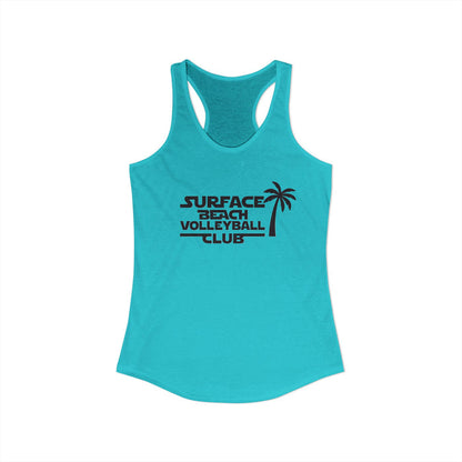 “Partners” Surface Beach Volleyball Club Women's Racerback Tank - Beach Vibes