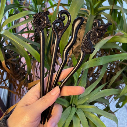 PF141 - 18cm African Blackwood Hair Sticks - Wholesale
